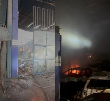 Imagem - Incêndio de grandes proporções destrói fábrica de colchões na zona leste de São Paulo