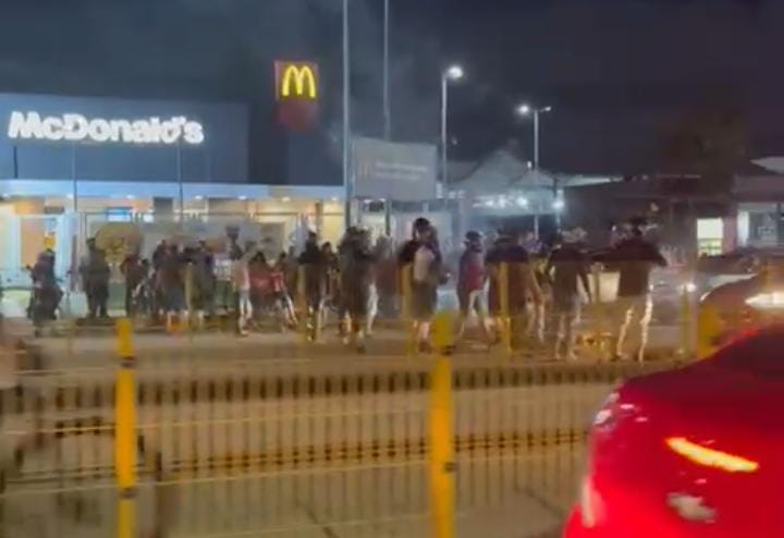 Protesto na Augusto Montenegro, em Belém -