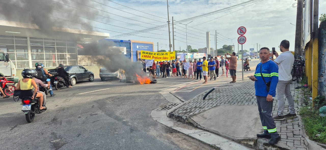 (Protesto na BR-316 provoca lentidão e complica deslocamento entre Belém e Marituba; acompanhe)