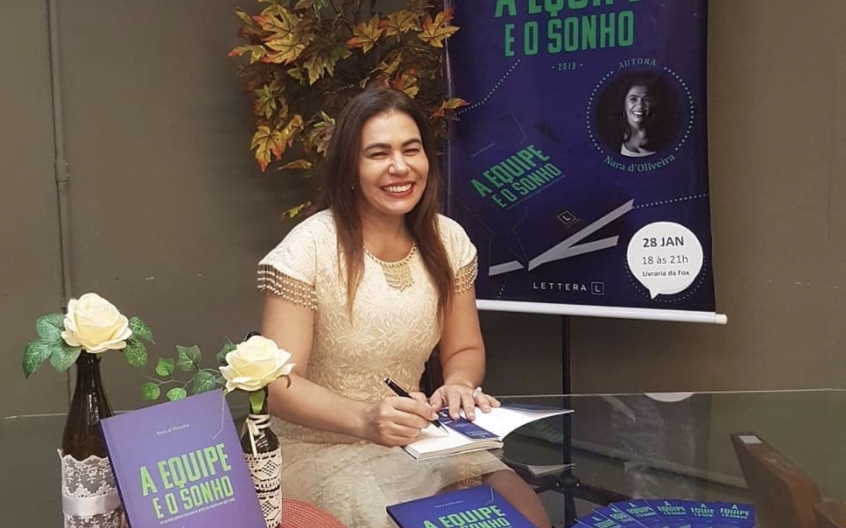 A empresária é consultora empresarial Nara d’Oliveira