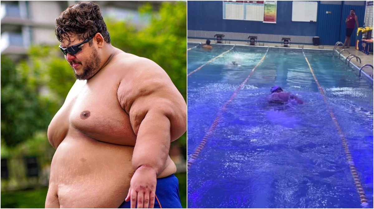 Influenciador Júlio Mamute relata sua luta contra a obesidade nas redes sociais.