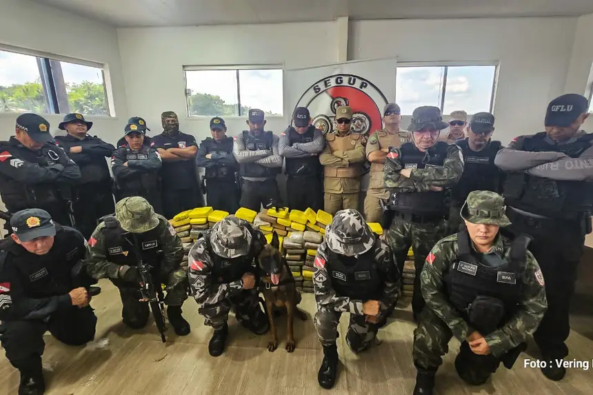 Imagem - Pará bate novo recorde com apreensão de 16,6 toneladas de drogas em 2025