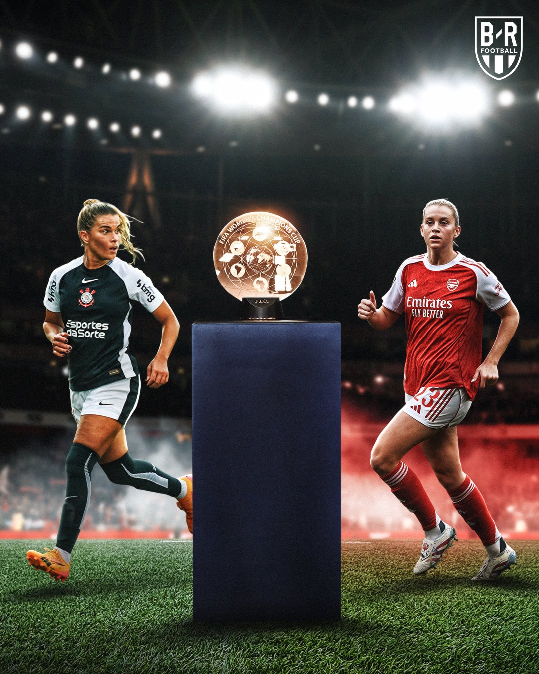 Arsenal e Corinthians se enfrentaram em um jogaço do Mundial Feminino