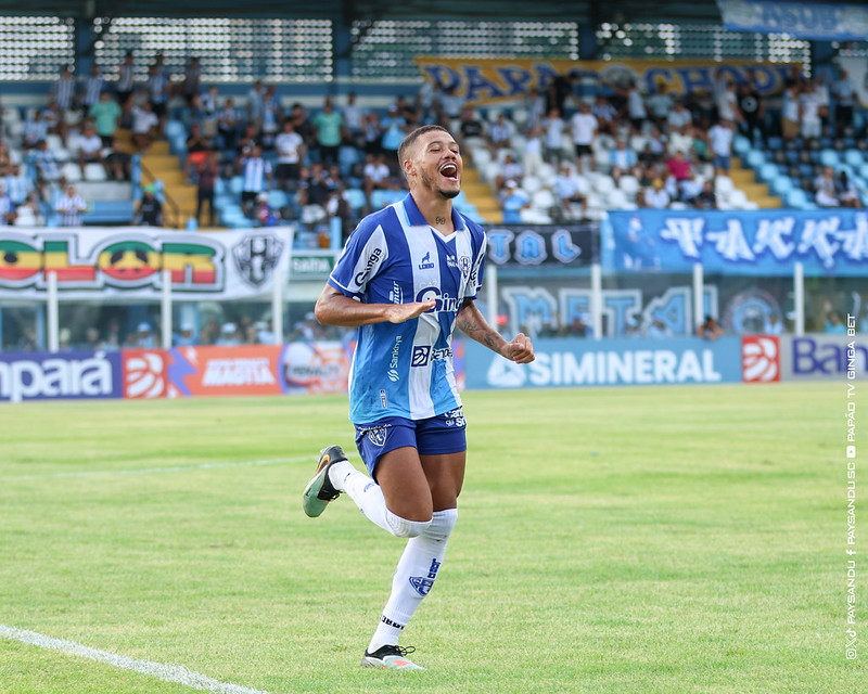 Kleiton Pego marcou o segundo gol com a camisa do Papão - 