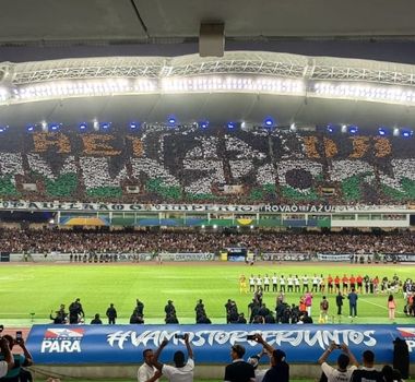 Imagem - Torcida do Remo garante mosaico no Mangueirão na partida contra o Mirassol