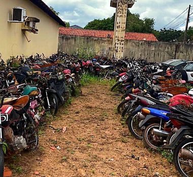 Imagem - Motos apreendidas lotam pátio de delegacia no interior do Pará e MP cobra providências