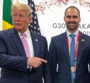 Imagem - Presidente Trump convida Eduardo Bolsonaro e Milei para mesmo evento nos EUA