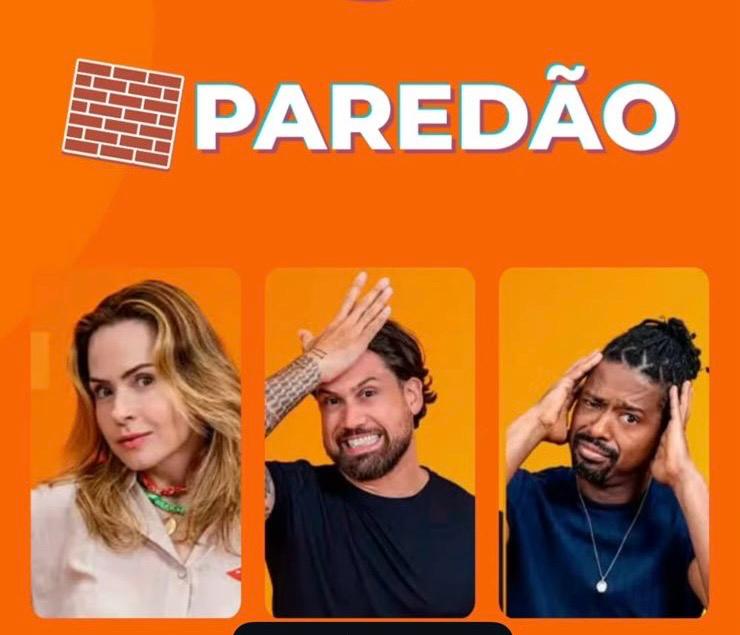  Ana Paula, Brigido e Leandro estão no paredão na semana. 