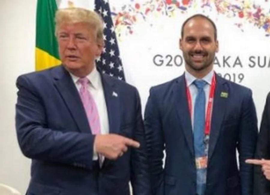 Imagem - Presidente Trump convida Eduardo Bolsonaro e Milei para mesmo evento nos EUA
