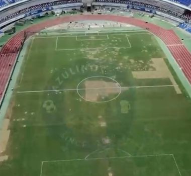 Imagem - Vídeo mostra péssimo estado do gramado do Mangueirão antes de Remo e Mirassol