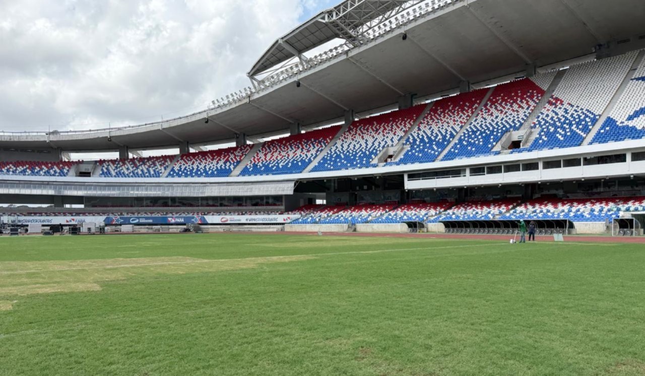 Imagem - Gramado do Mangueirão recebe melhorias antes da estreia do Remo na Série A