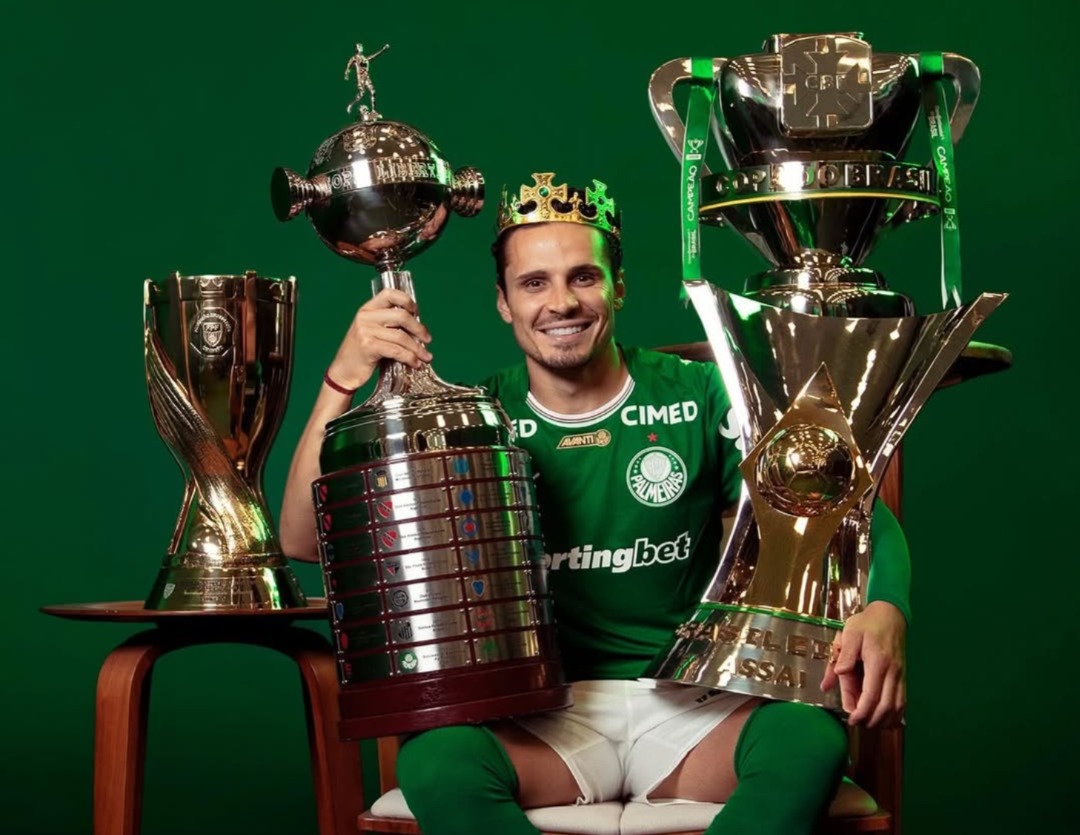 Raphael Veiga, multicampeão pelo Verdão -