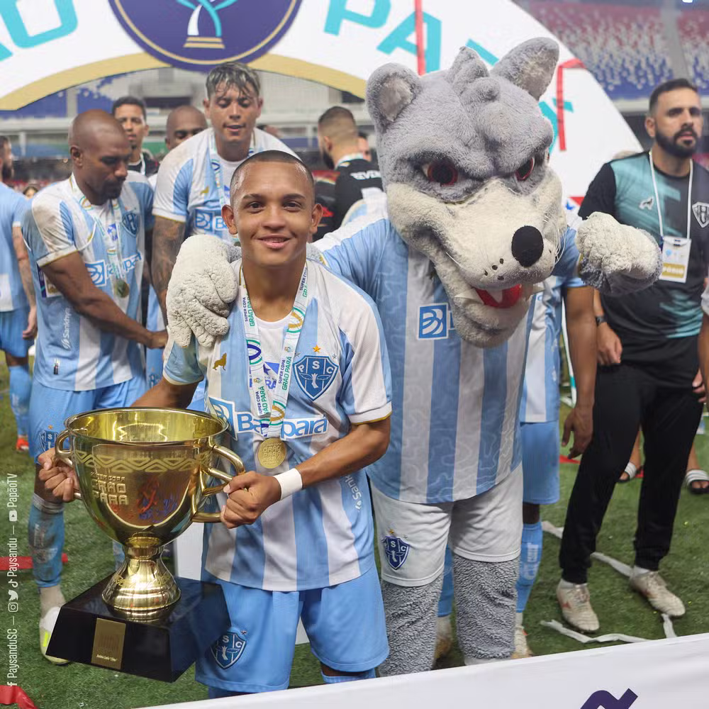 Imagem - Joia do Paysandu treina no Palmeiras e futuro fica indefinido