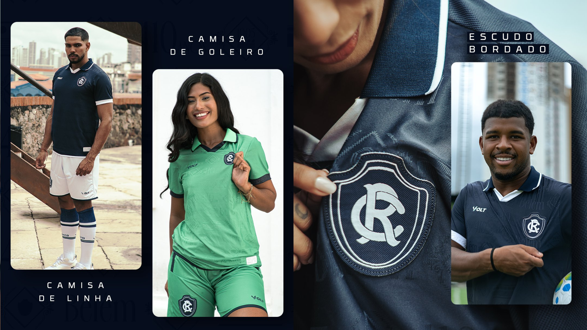 Clube do Remo lança camisa 01 de 2026 em homenagem aos 410 anos de Belém; confira