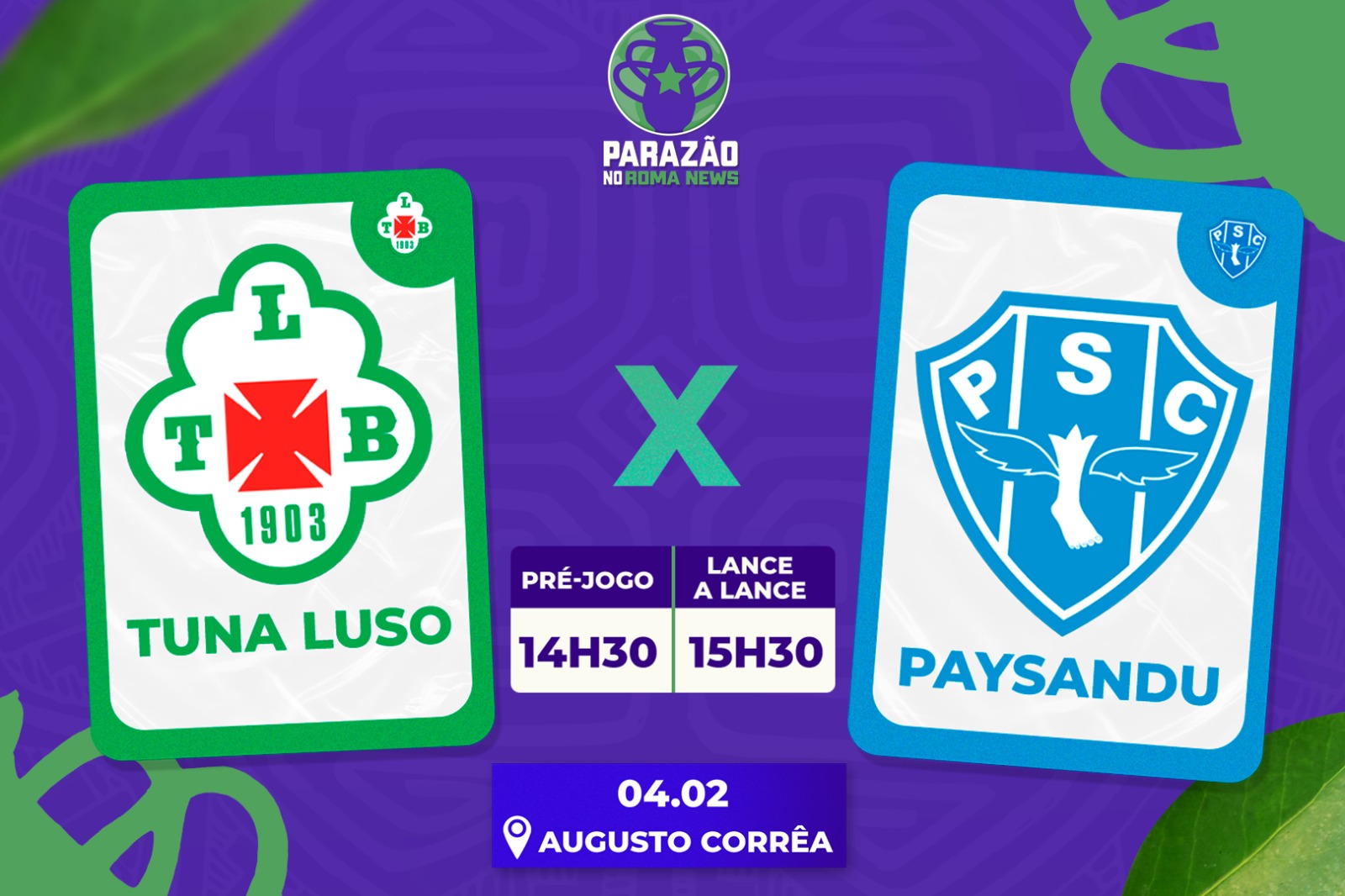 Imagem - Tuna Luso e Paysandu se enfrentam no primeiro clássico do Parazão