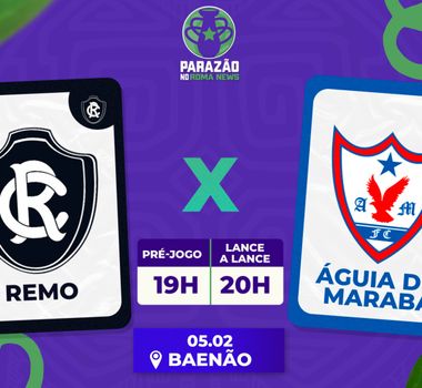 Imagem - Após 24 horas de jogo no Brasileirão, Remo encara o Águia pelo Paraense; acompanhe