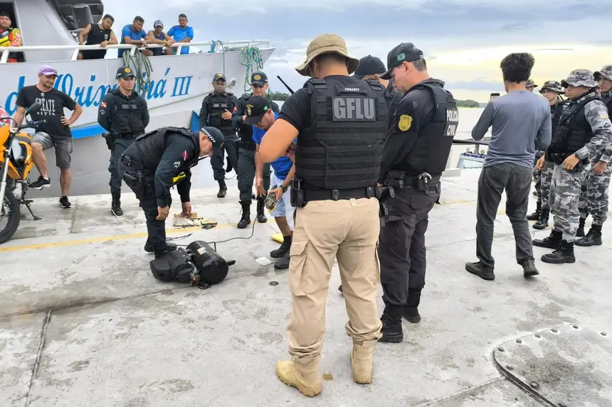 Apreensão na Base Fluvial Candiru -