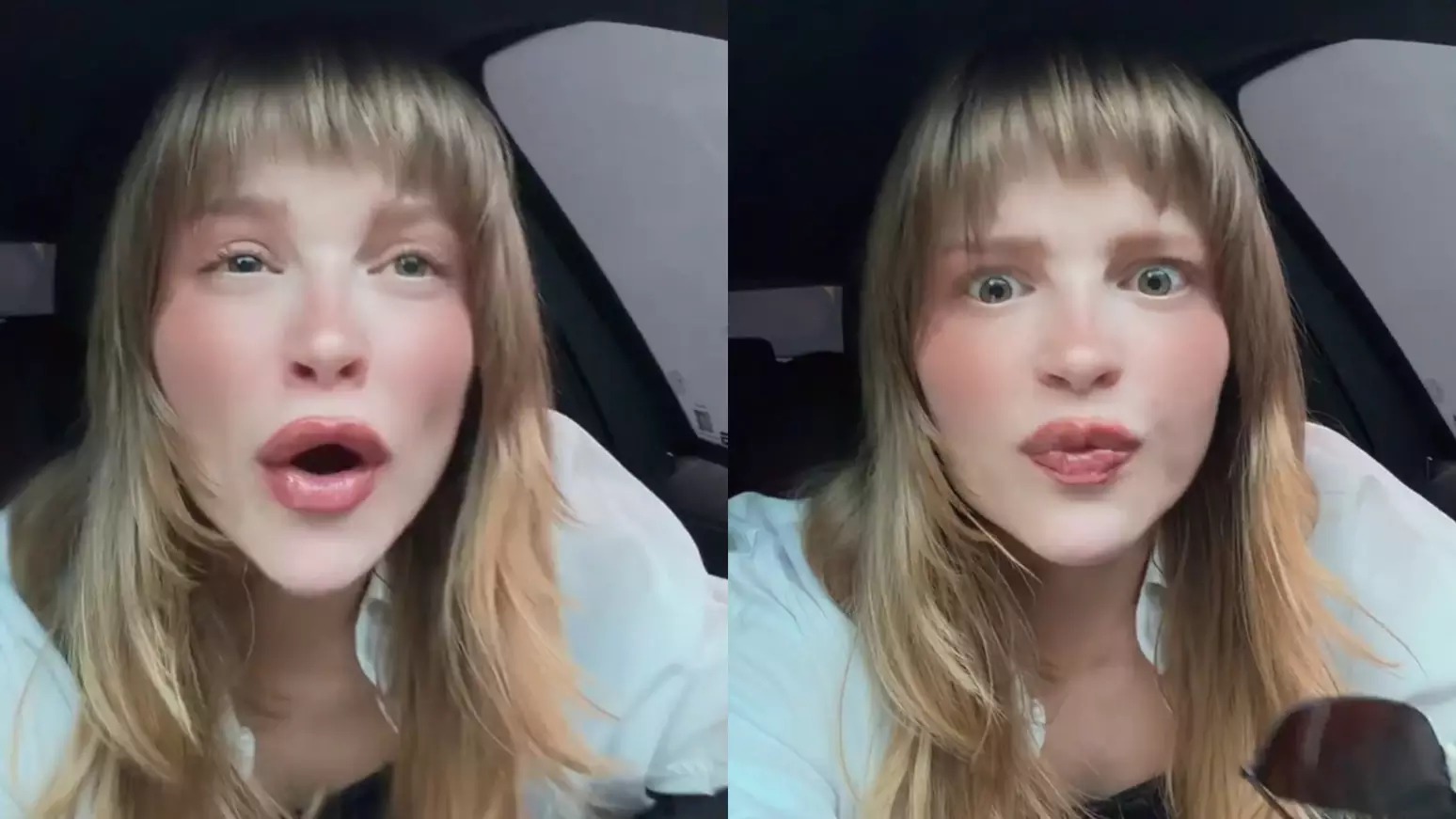 Irritada, Luísa pediu para que as pessoas repensem a maneira como se cumprimentam.