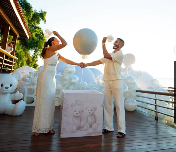 Rafa Marques, filho de Bell Marques, e esposa revelam sexo de bebê