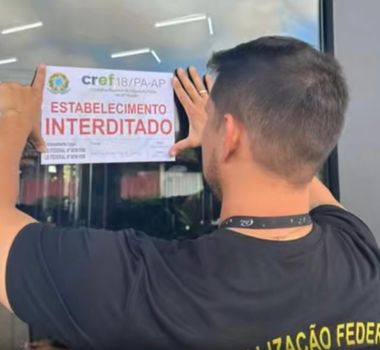 Imagem - CREF fecha academias irregulares durante ação no bairro do Tapanã, em Belém
