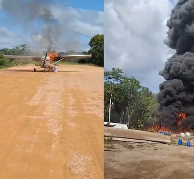 Imagem - Ibama queima aeronave e apreende ouro no Pará e Amapá