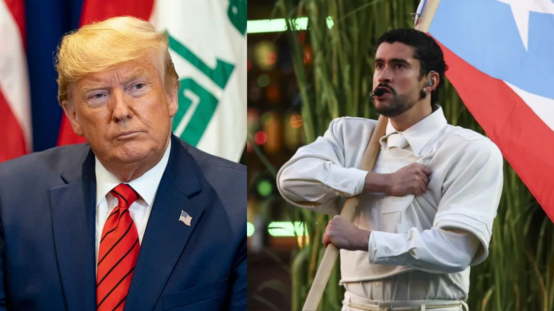 Imagem - Após Super Bowl, Bad Bunny apaga redes e reage a críticas de Donald Trump