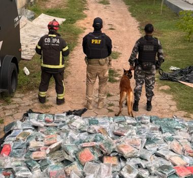 Imagem - PRF apreende mais de uma tonelada de drogas em caminhão no Pará