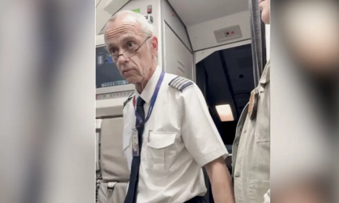 (Foto do piloto Sergio Antônio Lopes, de 60 anos, preso na última segunda-feira (9), no Aeroporto de Congonhas, em São Paulo.)