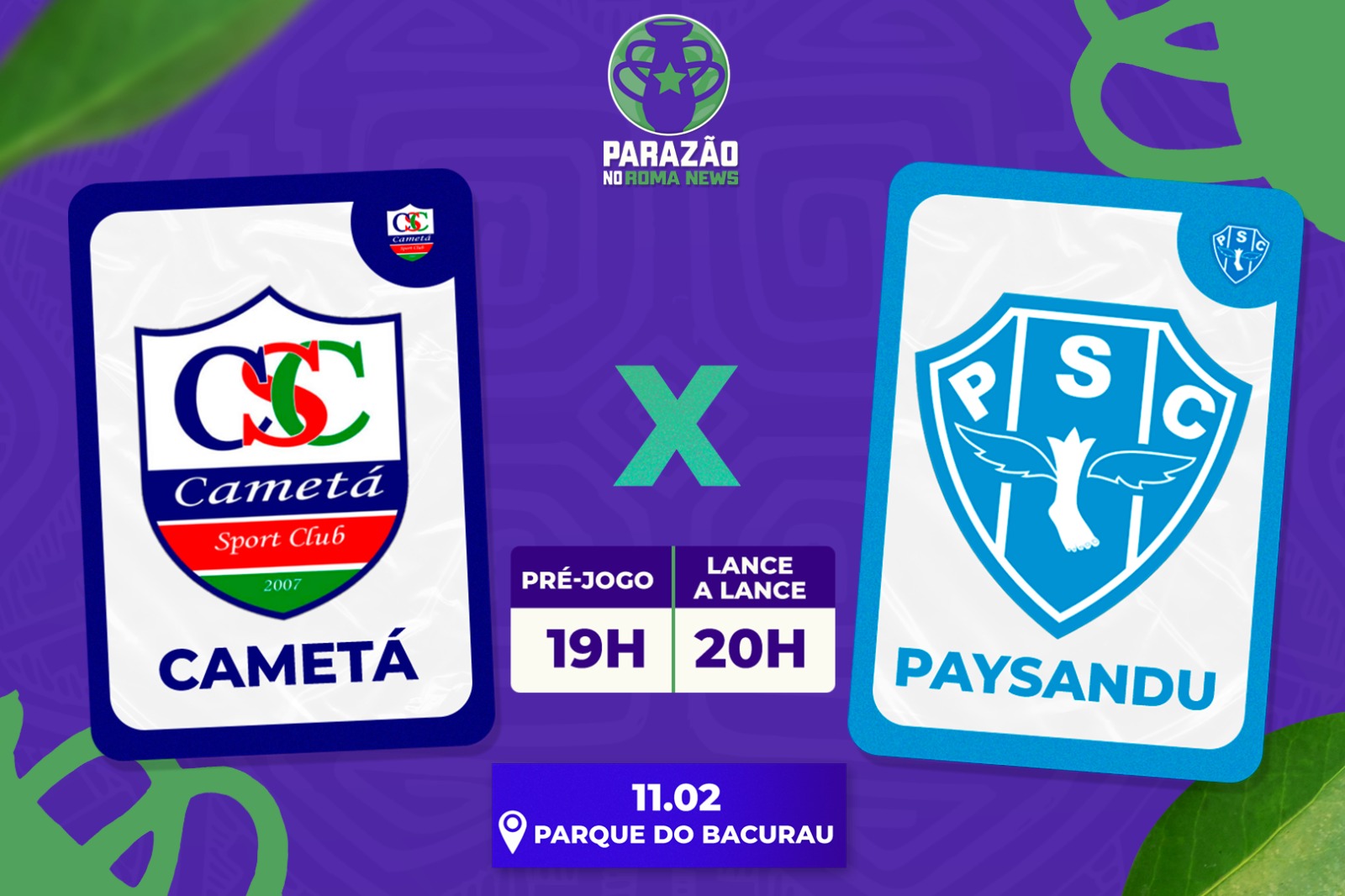 Imagem - Cametá e Paysandu duelam de olho na parte de cima da tabela do Parazão