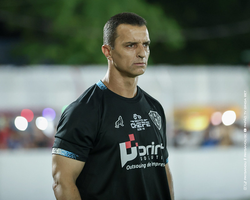 Júnior Rocha amargou a segunda derrota no comando do Paysandu - 