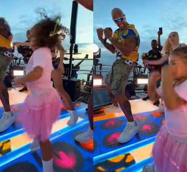 Imagem - Filha de Léo Santana sobe no trio e dança com pai no Carnaval de Salvador