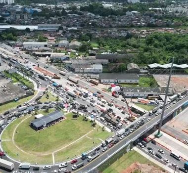 Imagem - Trânsito intenso é registrado na BR-316, saída de Belém; confira