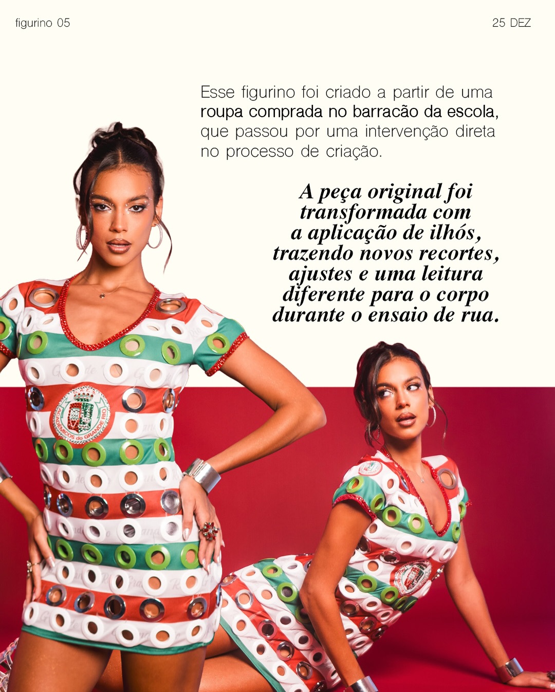 Roupa comprada no barracão da Grande Rio -