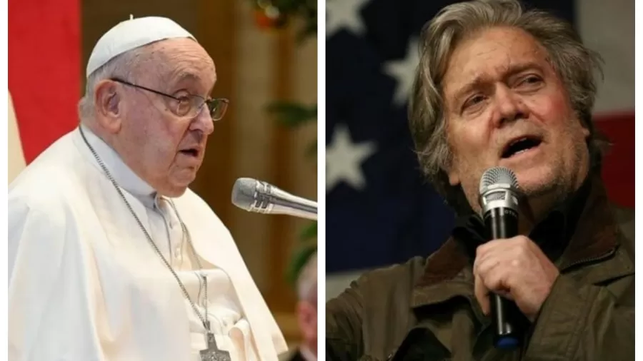 Imagem - Documentos revelam plano de Steve Bannon e Jeffrey Epstein para “derrubar” Papa Francisco