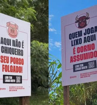 Imagem - Prefeitura chama de 'corno' quem joga lixo na rua e viraliza em SP