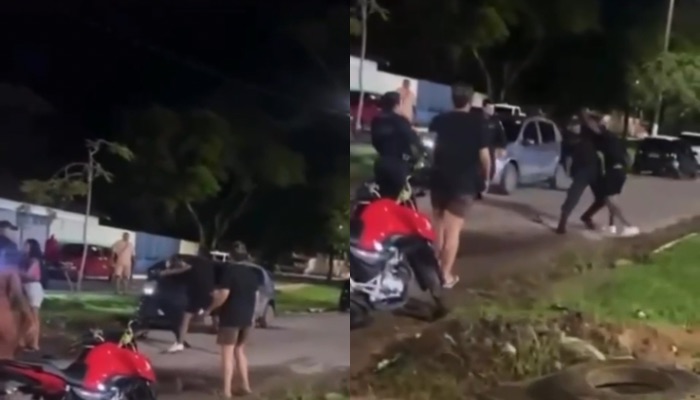 (Policial militar é agredido durante ocorrência em bloco de carnaval em Outeiro)