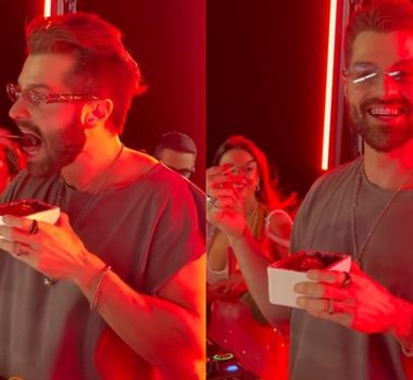 Imagem - Alok prova sorvete de açaí de sorveteria paraense durante o Carnaval de Salvador