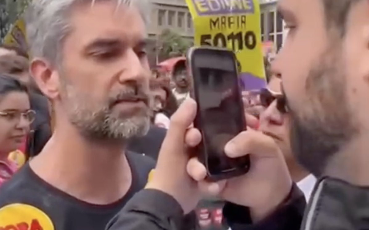 Vídeo mostra troca de provocações entre Renato Battista e Augusto de Arruda Botelho