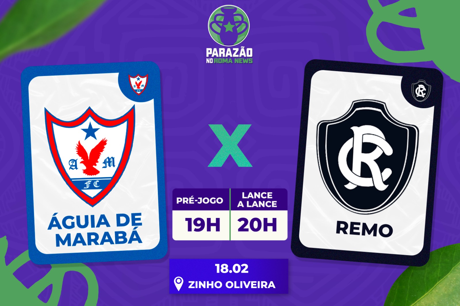 Imagem - Pelo mata-mata do Parazão, Remo visita Águia em Marabá; acompanha