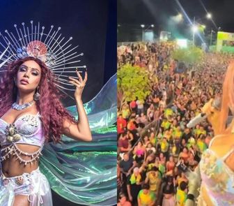 Imagem - Em meio aos foliões, Viviane Batidão agita o Carnaval de Altamira, no Pará