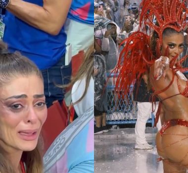 Imagem - Juliana Paes chora, sorri e rói unha durante apuração dos desfiles