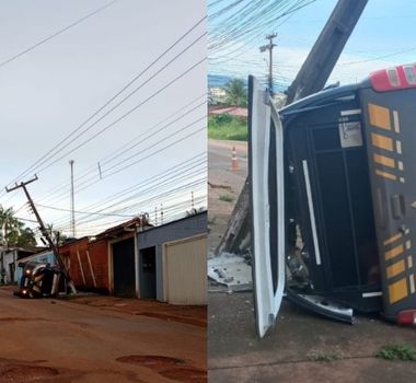 Imagem - Viatura da PRF capota durante perseguição em Altamira, no Pará