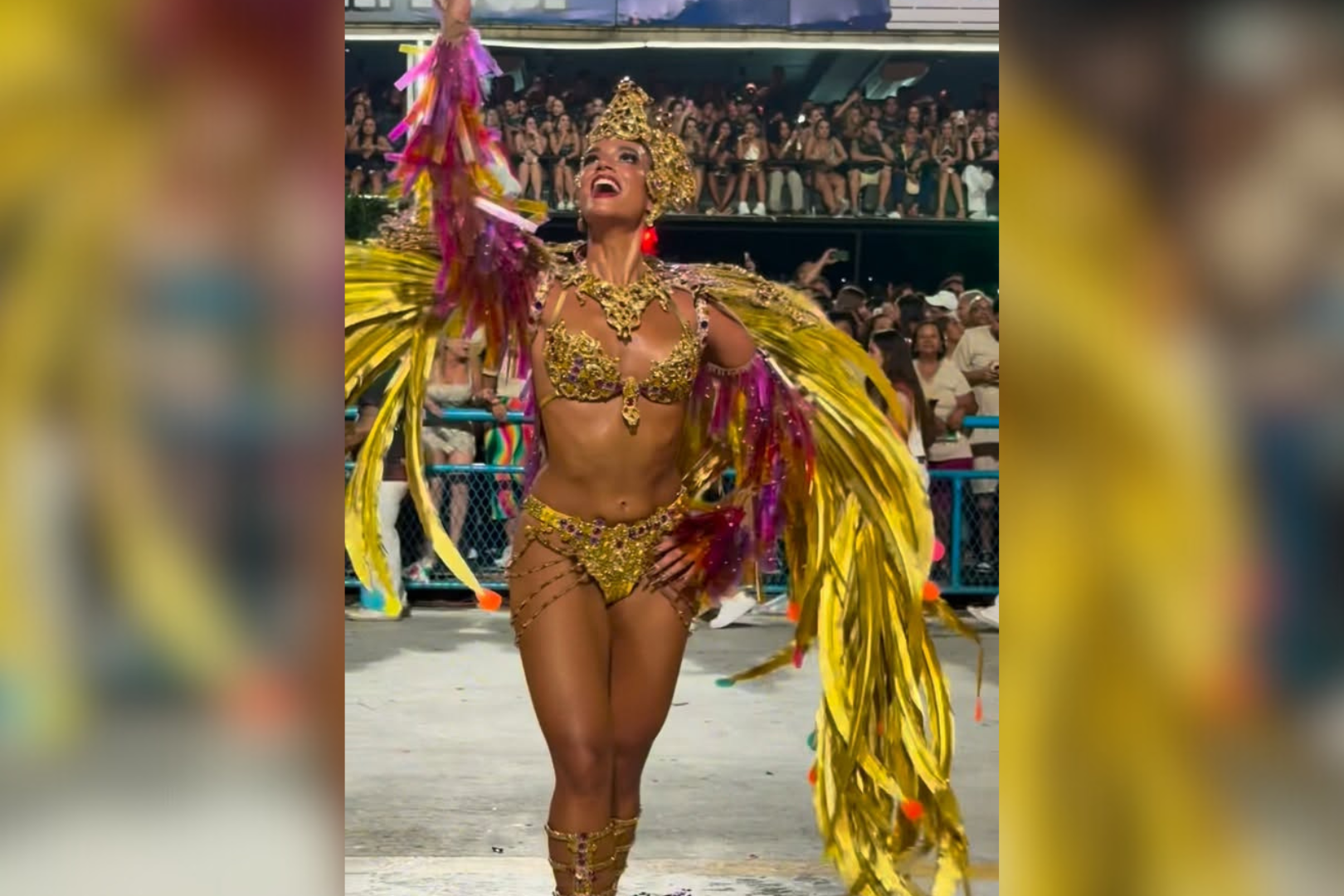 Imagem - Alane Dias brilha e rouba a cena no desfile da Grande Rio; assista