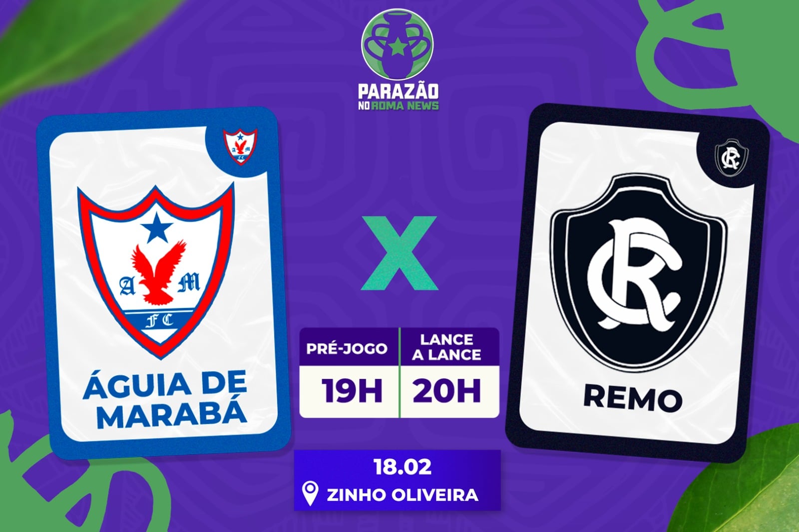 Imagem - Remo visita o Águia na abertura das quartas de finais do Parazão 2026