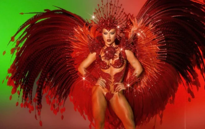 (Virginia Fonseca, rainha de bateria da Grande Rio)