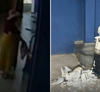 Imagem - Turista argentina é presa após vandalizar estátua de Padre Cícero no Crato