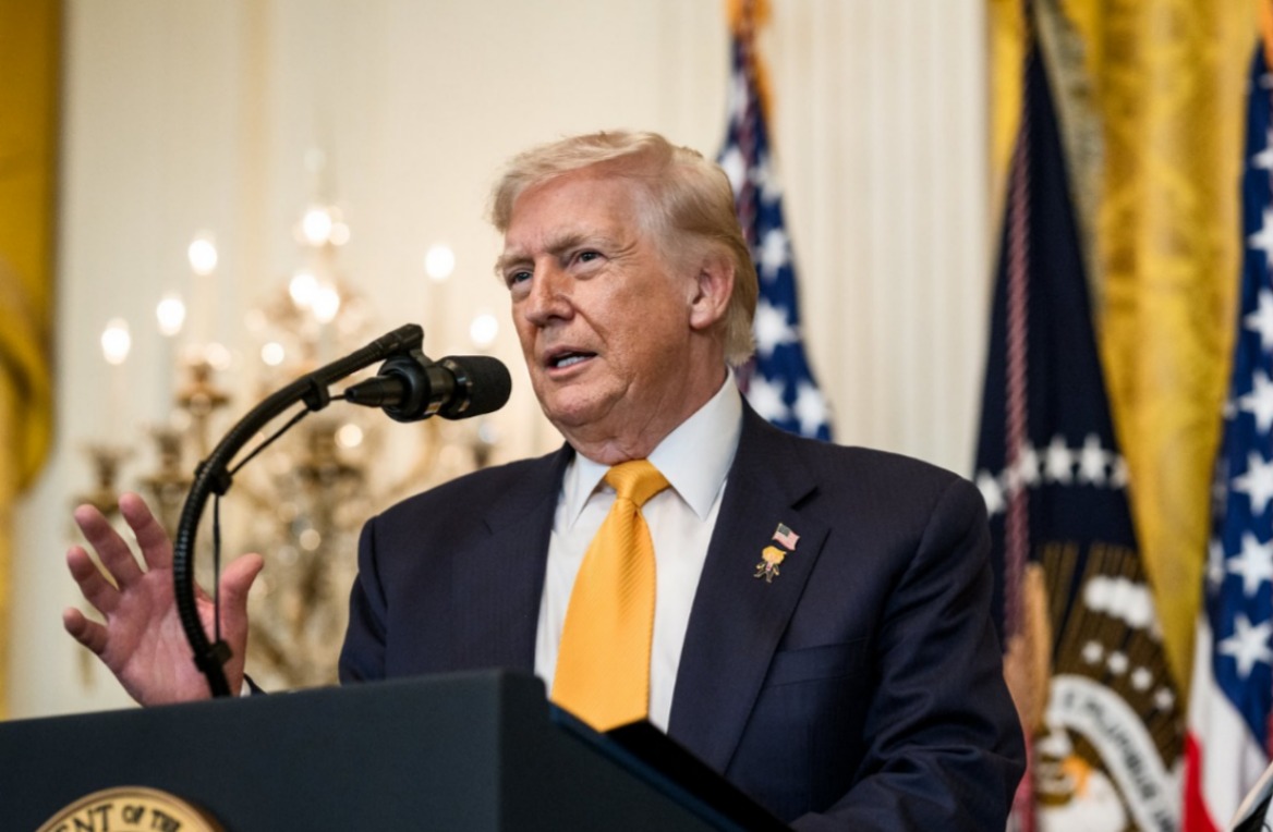 Donald Trump, presidente dos Estados Unidos.