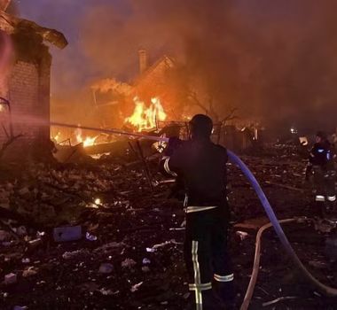 Imagem - Rússia lança quase 300 drones e 50 mísseis contra a Ucrânia