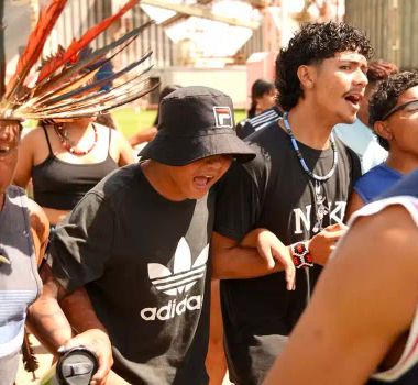 Imagem - Indígenas protestam contra desestatização de hidrovias em Santarém