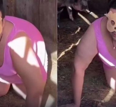 Imagem - Homem diz ser porco, vive na lama e vira fenômeno nas redes sociais